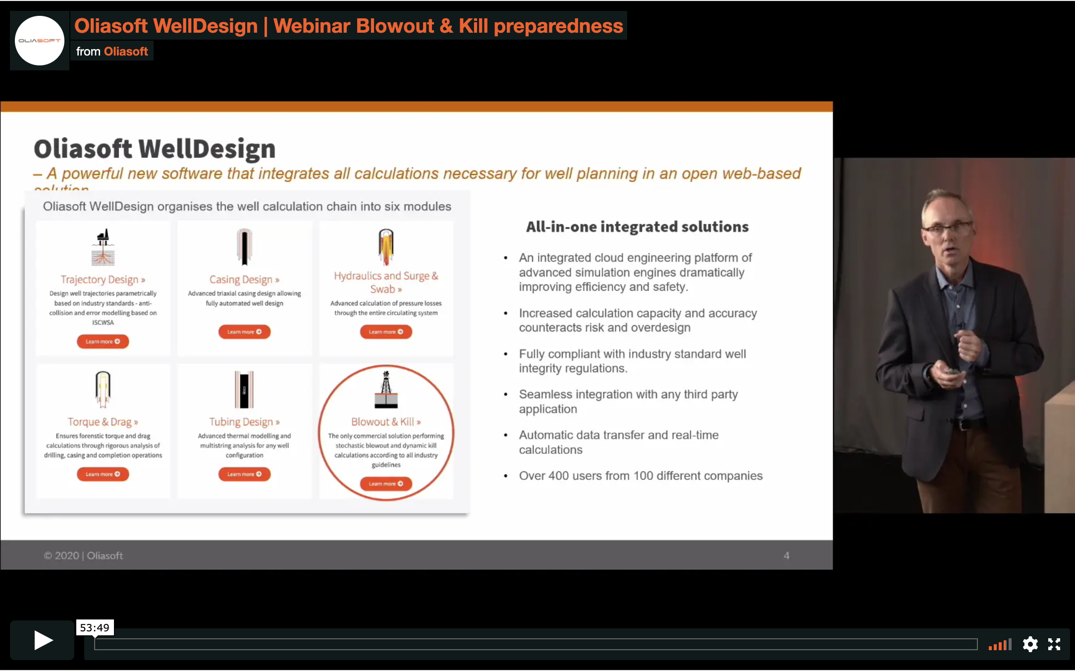 Oliasoft WellDesign Blowout & Kill preparedness webinar